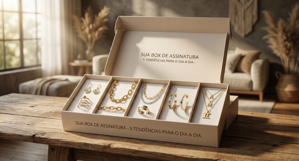 5 Tendências de Semi Joias para o Dia a Dia na sua Box de Assinatura